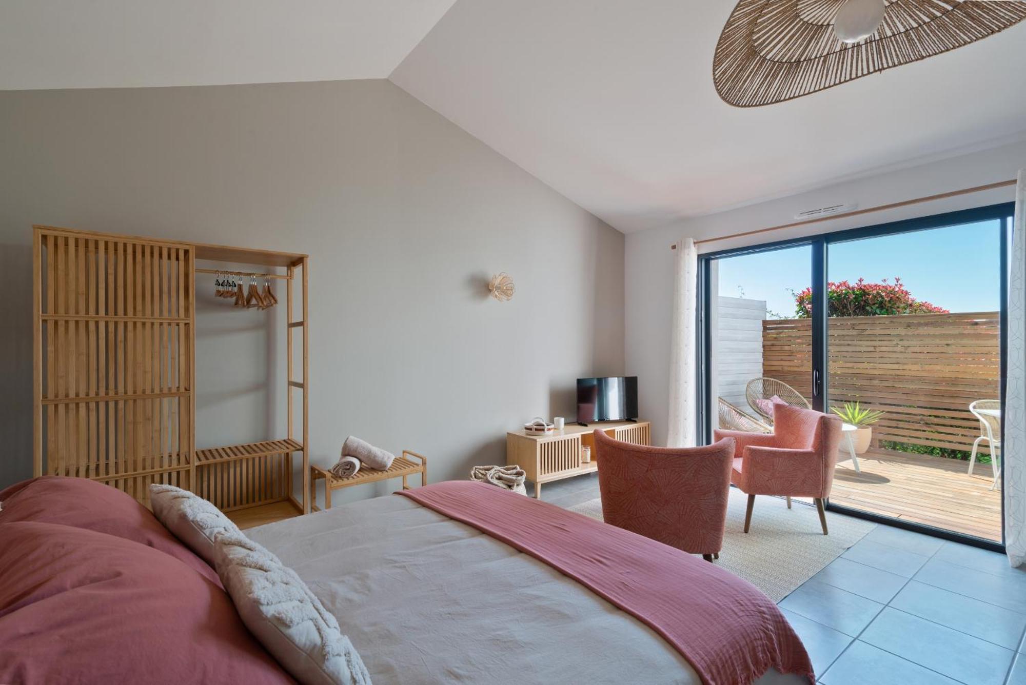 Studio Cocon Enea Bidart, Terrasse Et Parking 外观 照片
